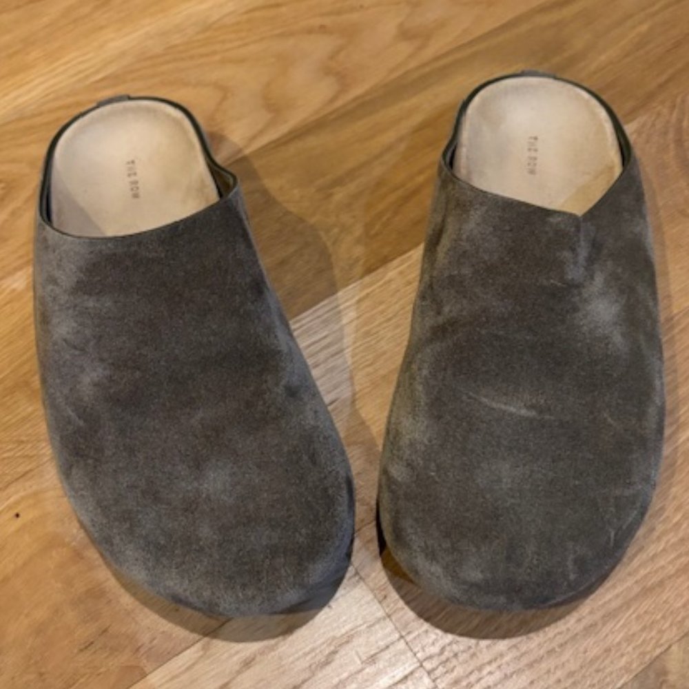 THE ROW Hugo Suede Mules~38 1/2